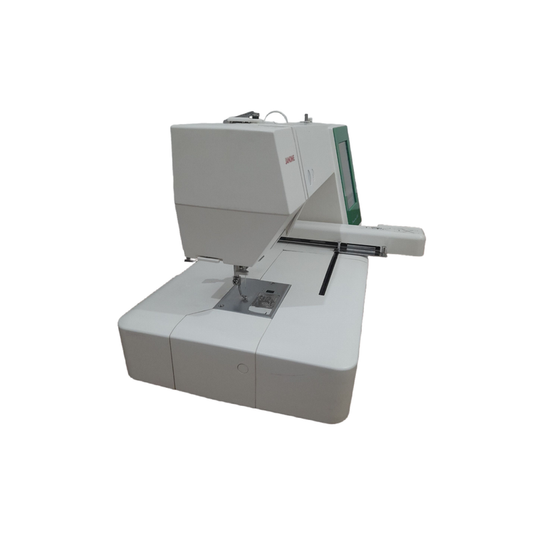 چرخ گلدوزی ژانومه مدل 450e: ماشین گلدوزی پیشرفته با قابلیتهای متعدد، طراحی ارگونومیک و کیفیت بالا، مناسب برای دوختهای دقیق و حرفهای.