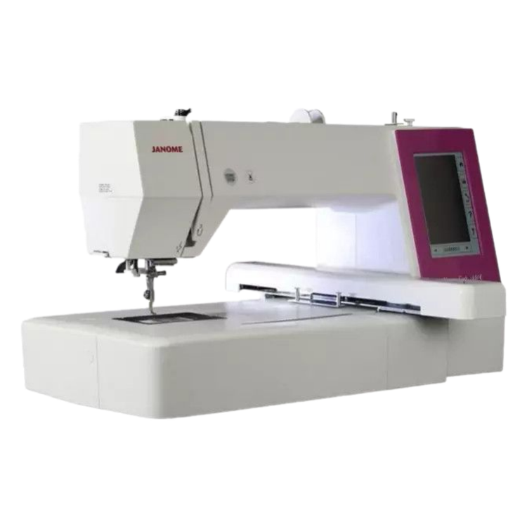 چرخ گلدوزی ژانومه مدل 450e: ماشین گلدوزی پیشرفته با قابلیتهای متعدد، طراحی ارگونومیک و کیفیت بالا، مناسب برای دوختهای دقیق و حرفهای.