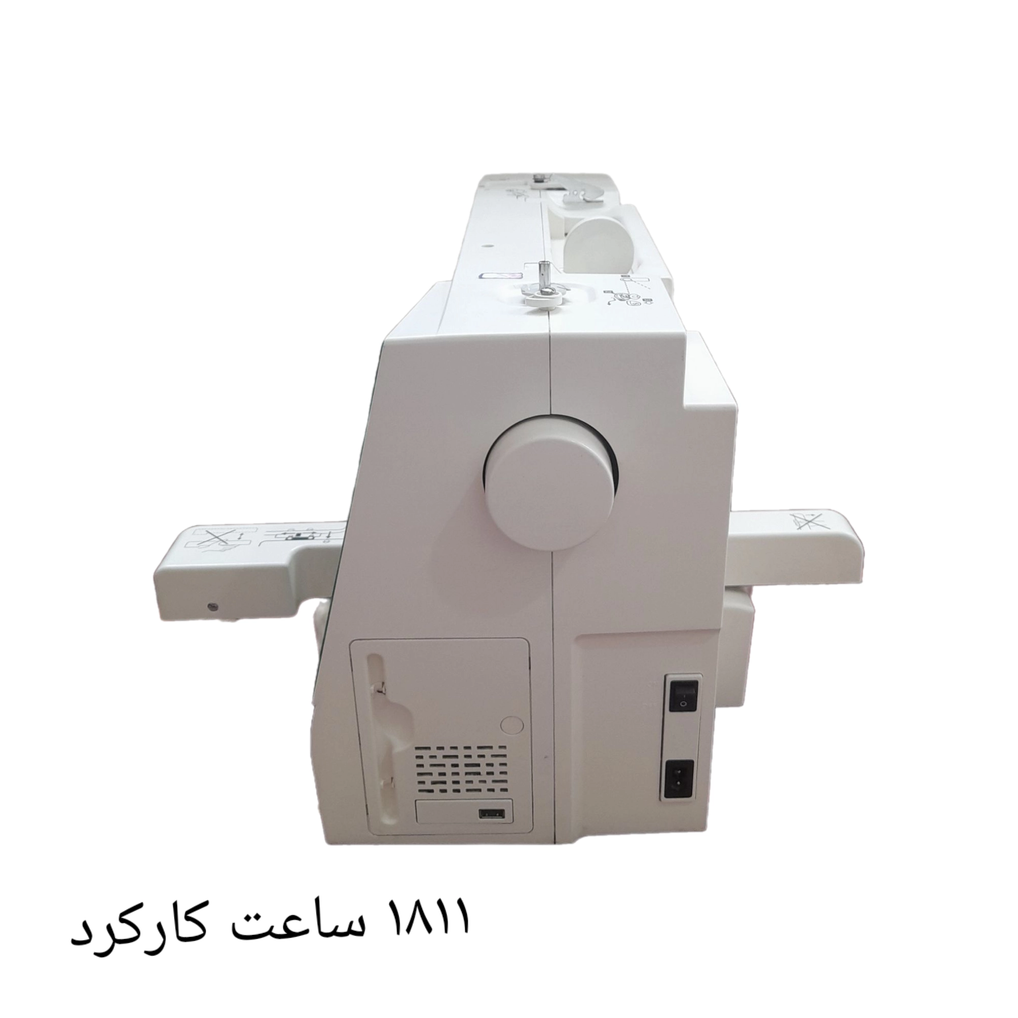 چرخ گلدوزی ژانومه مدل 450 نوار سبز - کارکرده با حدود1811 ساعت کارکرد واقعی