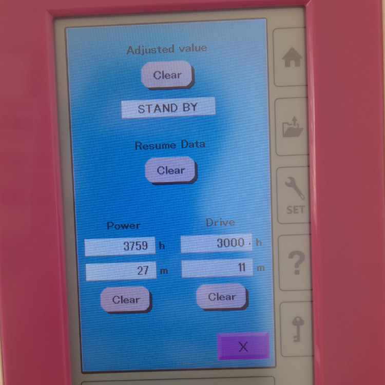 چرخ گلدوزی ۴۵٠ نوارصورتی با ٣٠٠٠ ساعت کارکرد