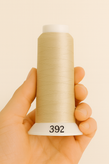 نخ گلدوزی پلیاستر مارکفیل کد 392 رنگ بژ دودی روشن