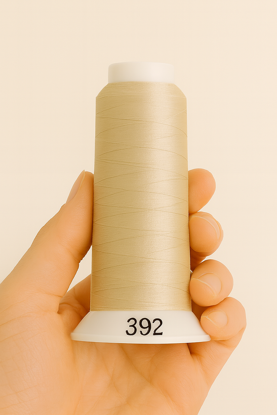 نخ گلدوزی پلیاستر مارکفیل کد 392 رنگ بژ دودی روشن