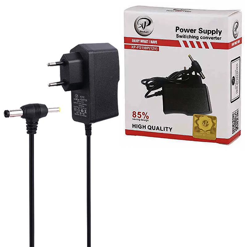 آداپتور مودم 12 ولت 1 آمپر دو سر ایکس پی XP-PS198