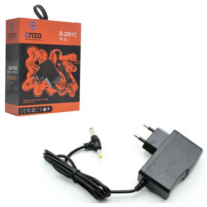آداپتور مودم 9 ولت 1 آمپر انزو ENZO B-2091C