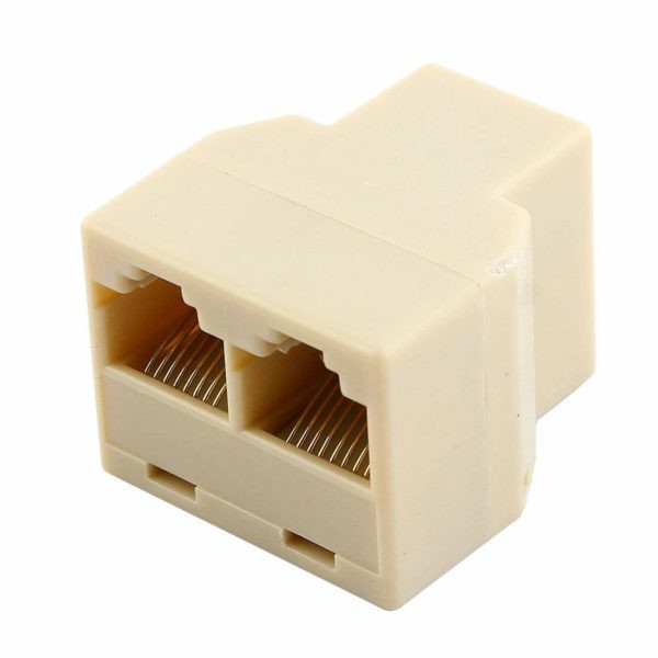 مبدل 1 به 2 شبکه RJ45 مدل B-12 نمای جلو