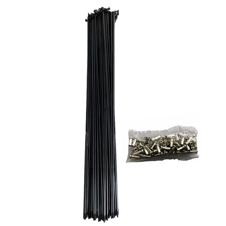 پره دوچرخه 250 میلیمتری مشکی بسته 72 عددی