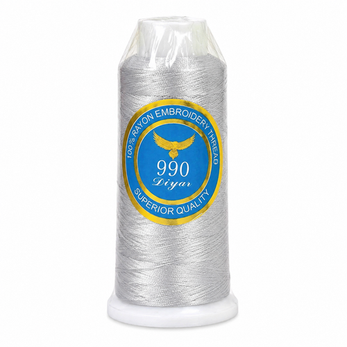 نخ گلدوزی ابریشم برند دیار کد 838 رنگ طوسی