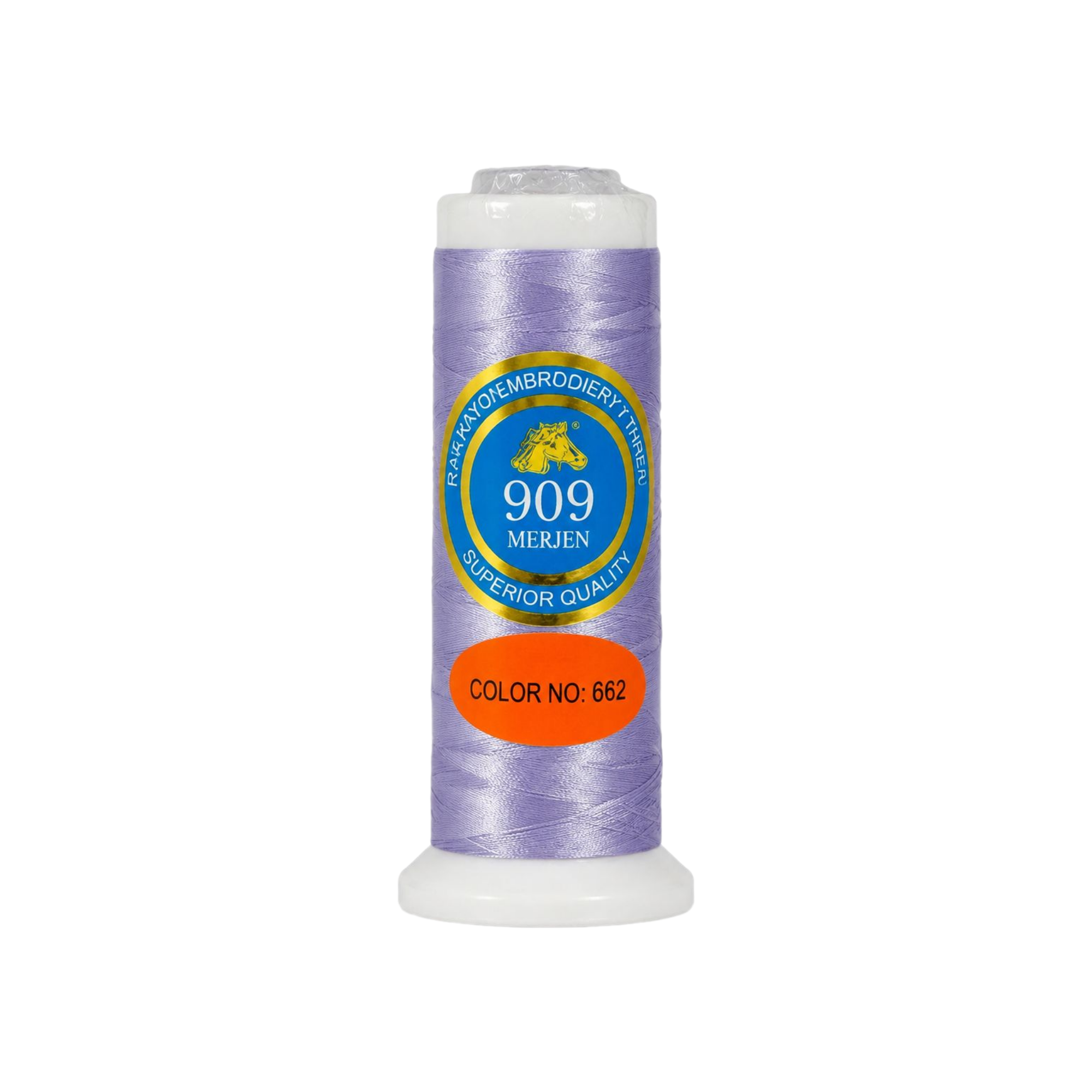 نخ گلدوزی ابریشم کد 662 رنگ یاسی ملایم (Merjen 909)