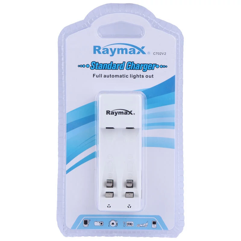 َشارژر باتری 2 عددی رایمکس Raymax C702V2
