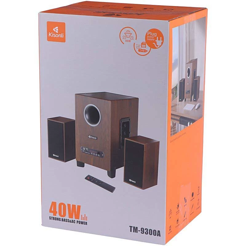 اسپیکر 3 تکه برقی بلوتوثی کیسونلی Kisonli TM-9300A