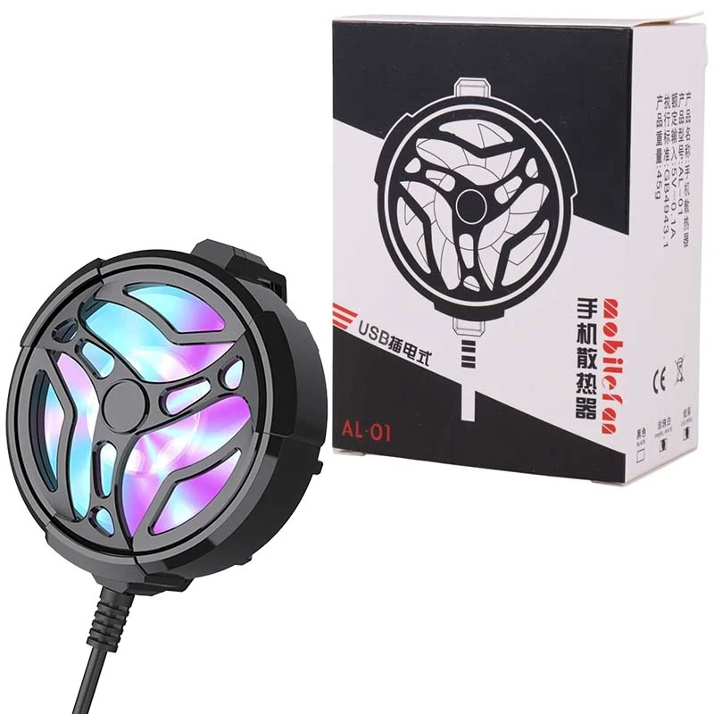 فن خنک کننده موبایل RGB دار AL-01