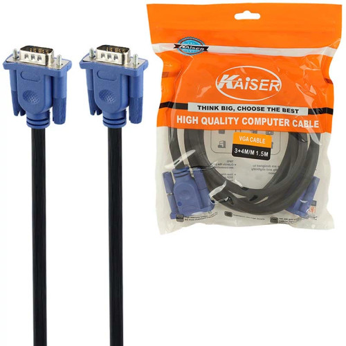 کابل 1.5 متری VGA 3+4 کایزر Kaiser