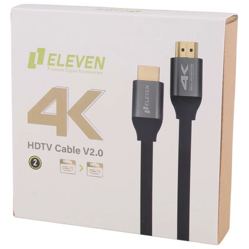 کابل 1.7 متری HDMI 4K الون ELEVEN پک کارتنی