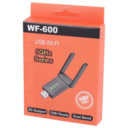 کارت شبکه بی سیم USB دو آنتن 5GHZ دی نت D-NET WF-600