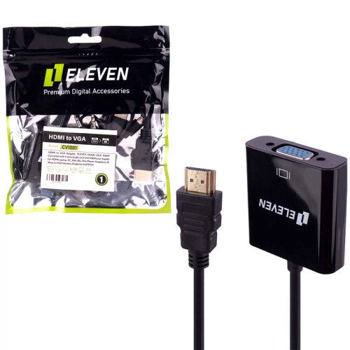 تبدیل HDMI TO VGA + Audio + POWER الون ELEVEN CV1001