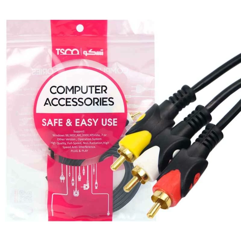 کابل 3 به 3 AV تسکو  TC-13