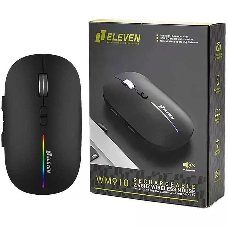 ماوس بی سیم شارژی سایلنت الون ELEVEN WM910