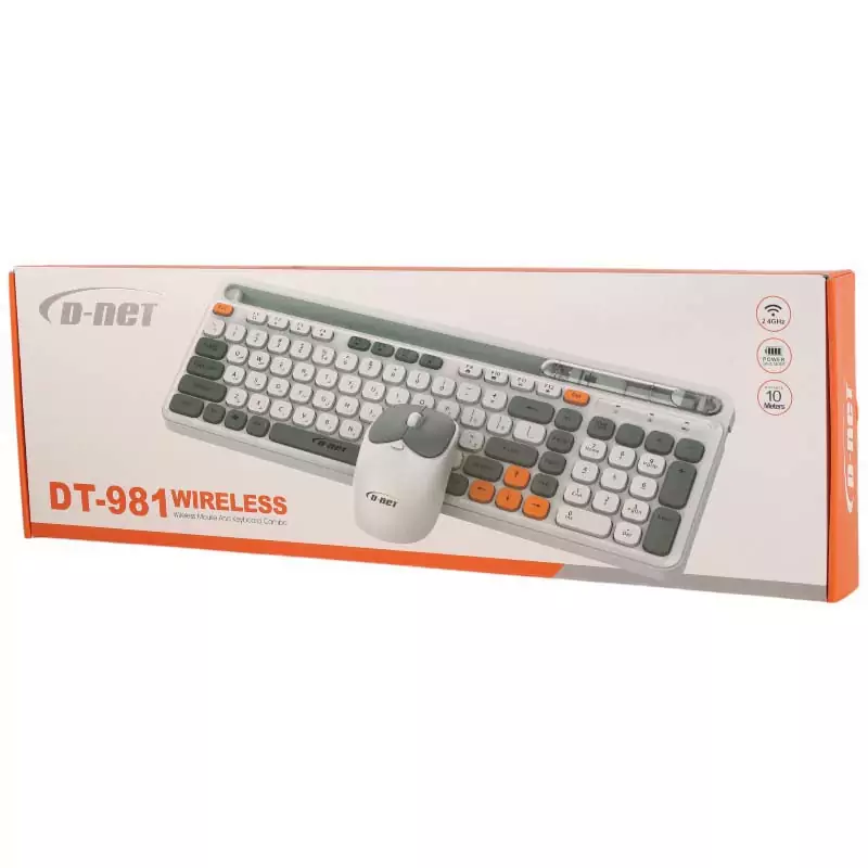 کیبورد و ماوس بی سیم دی نت D-NET DT-981