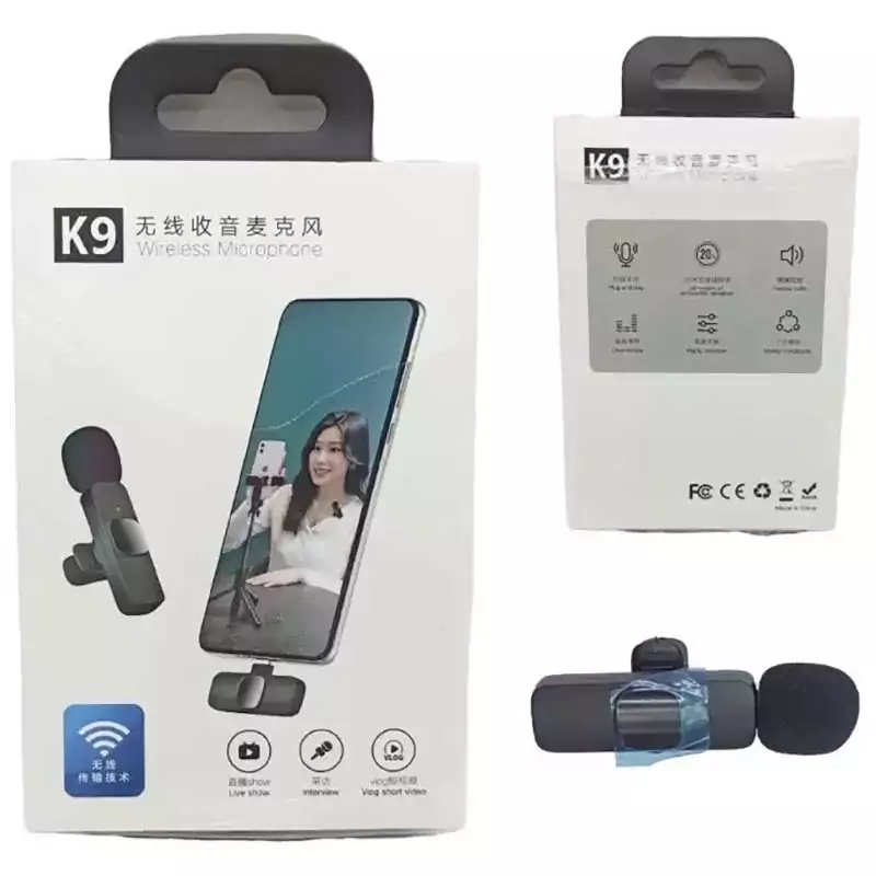 میکروفون یقه ای بی سیم K9