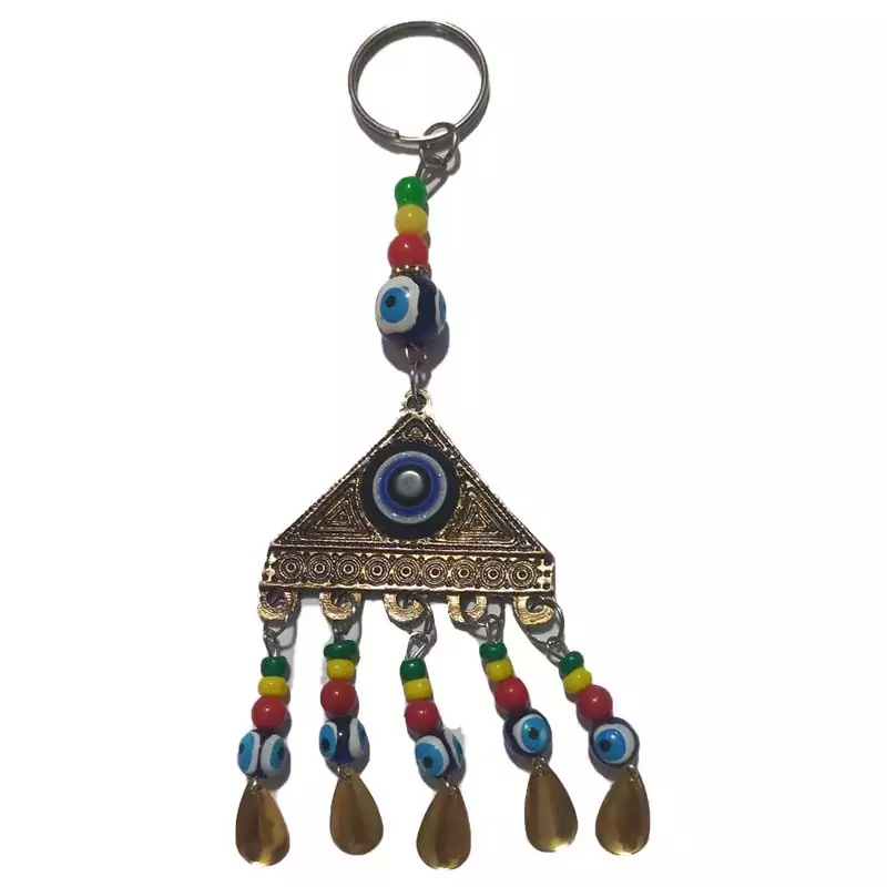 آویز چشم نظر مثلثی آهنی