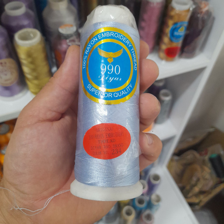دوک نخ ابریشمی Diyar 990 برای چرخ گلدوزی