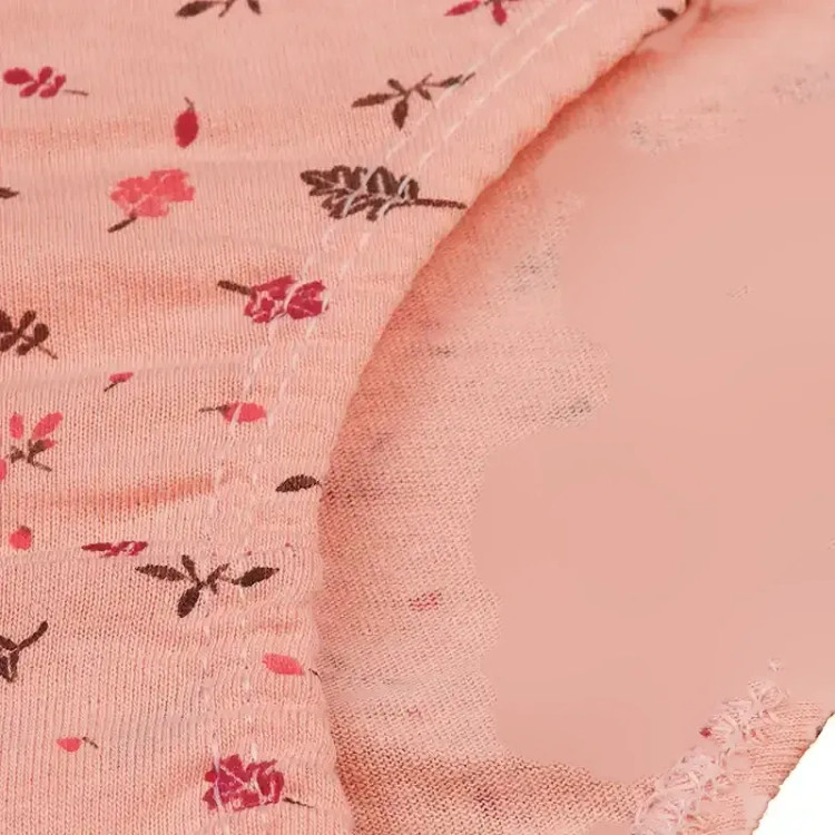 شورت زنانه اسلیپ نخی طرح برگ مدل لیفه ای سایز L