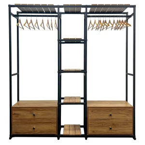 رگال کشودار اتصالی D006 | رگال فروشگاهی MDF