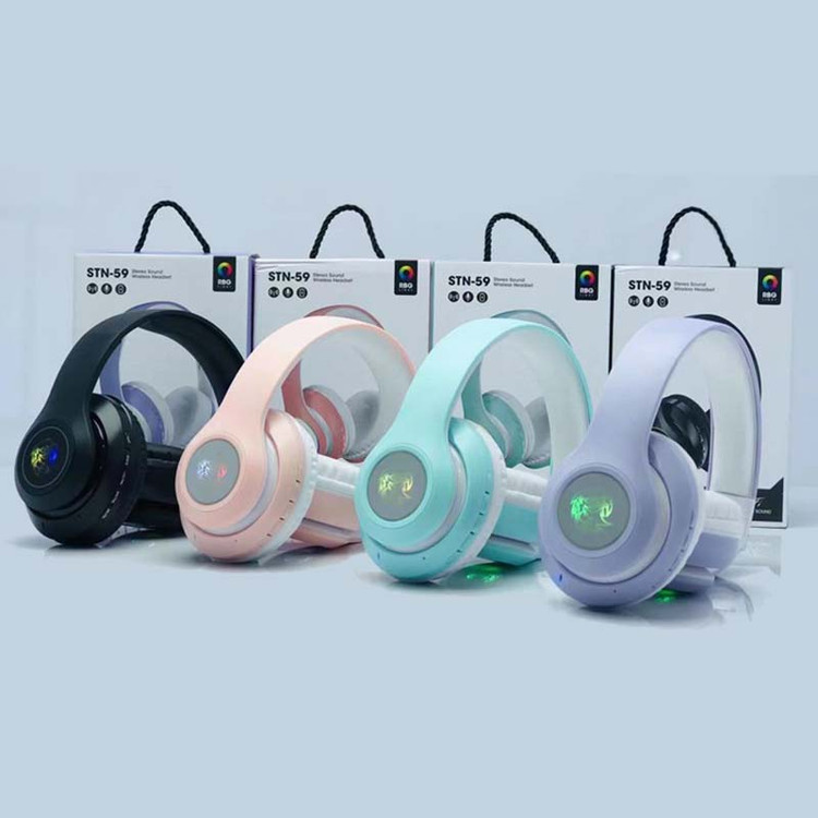 هدست بلوتوثی RGB دار مدل STN-59