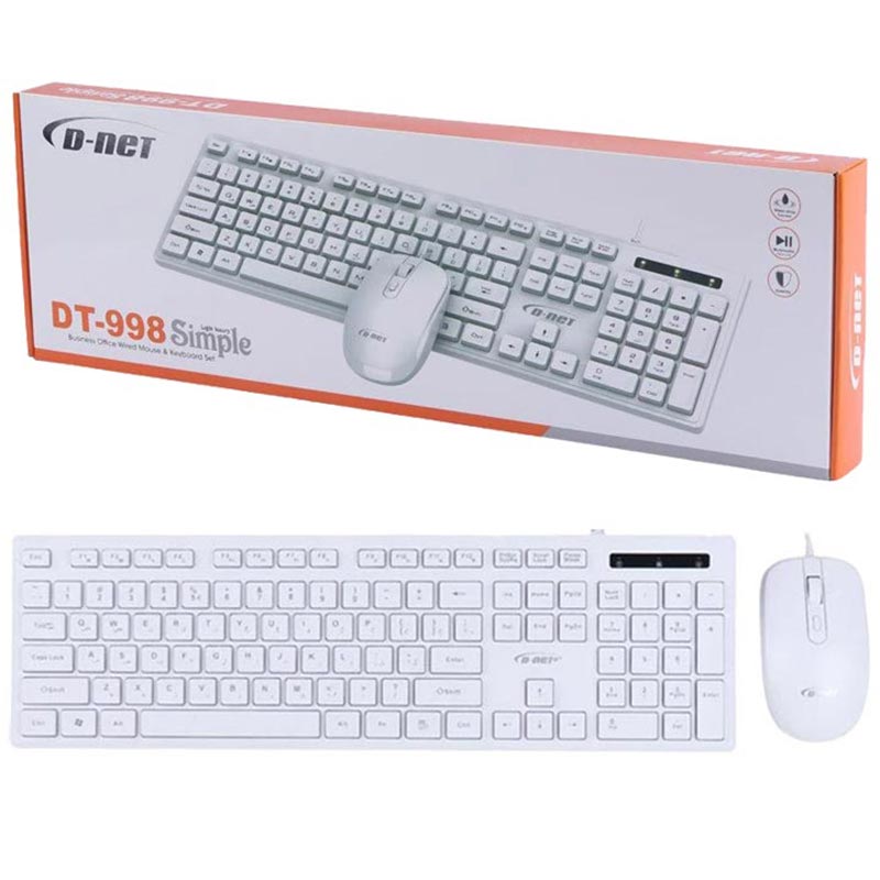 کیبورد و ماوس سیمی دی نت D-net DT-998