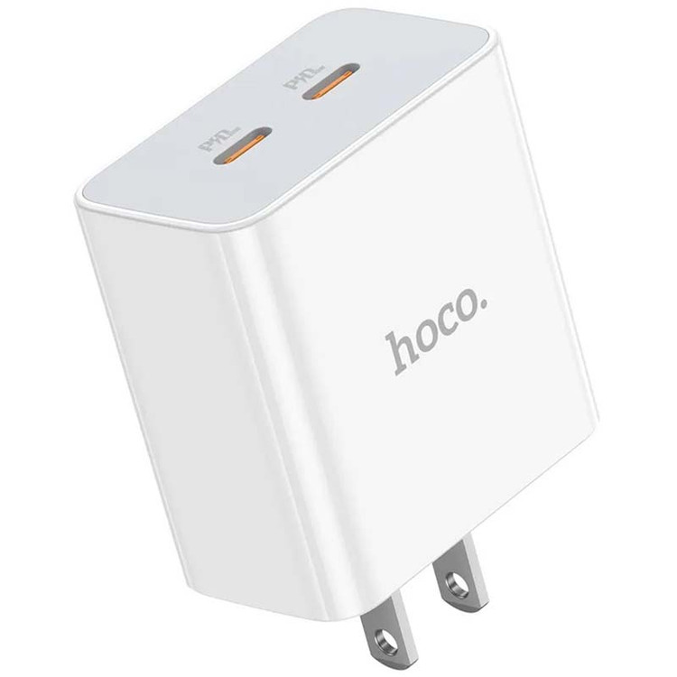کلگی شارژر 35 وات 2 پورت PD هوکو HOCO C108