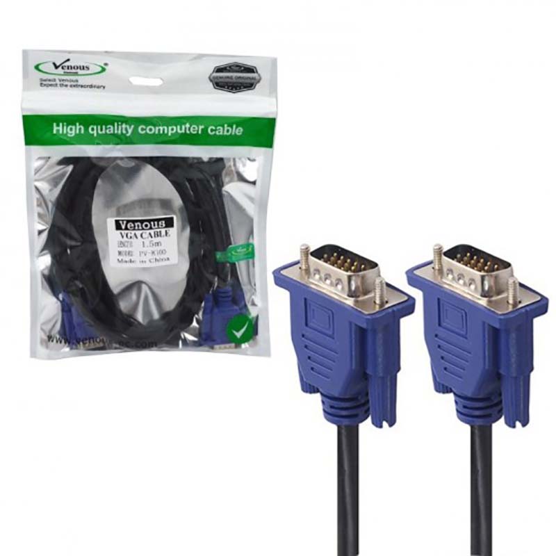 کابل 1.5 متری VGA ونوس Venous K100