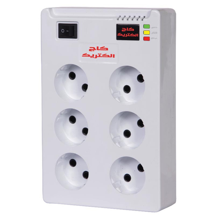 محافظ برق صوتی و تصویری 6 خانه آنالوگ کاج الکتریک 3 متری