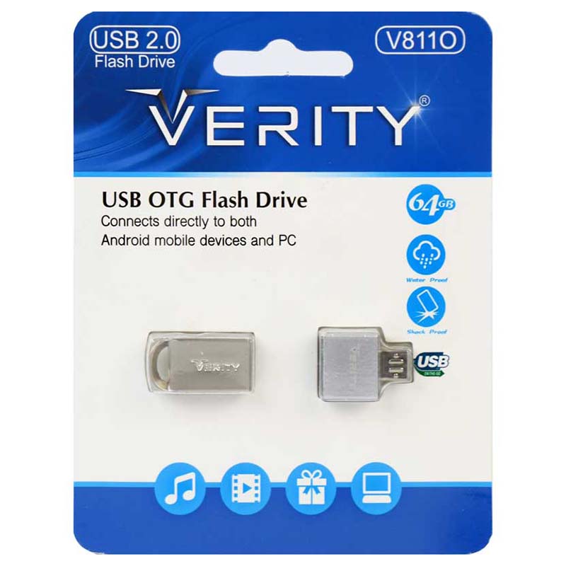 فلش 64 گیگ + OTG MicroUSB وریتی VERITY V811O