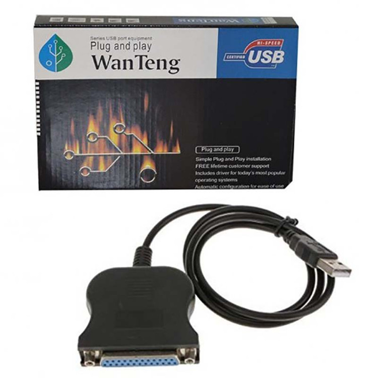 تبدیل USB به پارالل 25 پین Wanteng