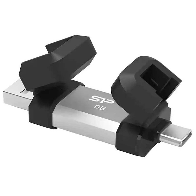 فلش 128 گیگ دو سر USB3.2 + Type-C سیلیکون پاور Silicon Power C51