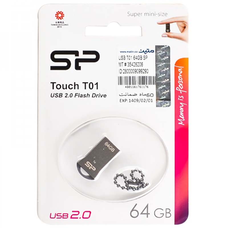 فلش 64 گیگ سیلیکون پاور Silicon Power Touch T01