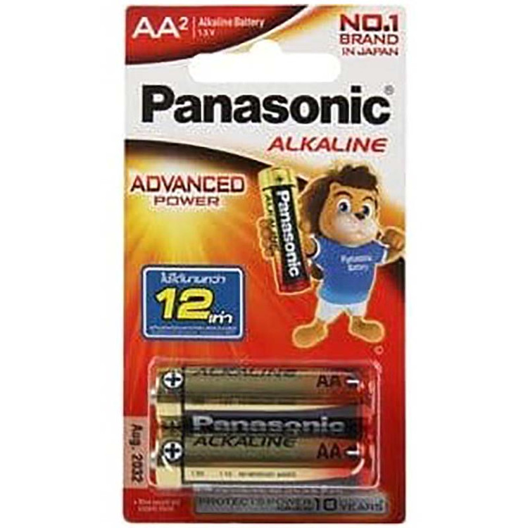باتری قلمی آلکالاین پاناسونیک Panasonic Alkaline بسته 2 عددی