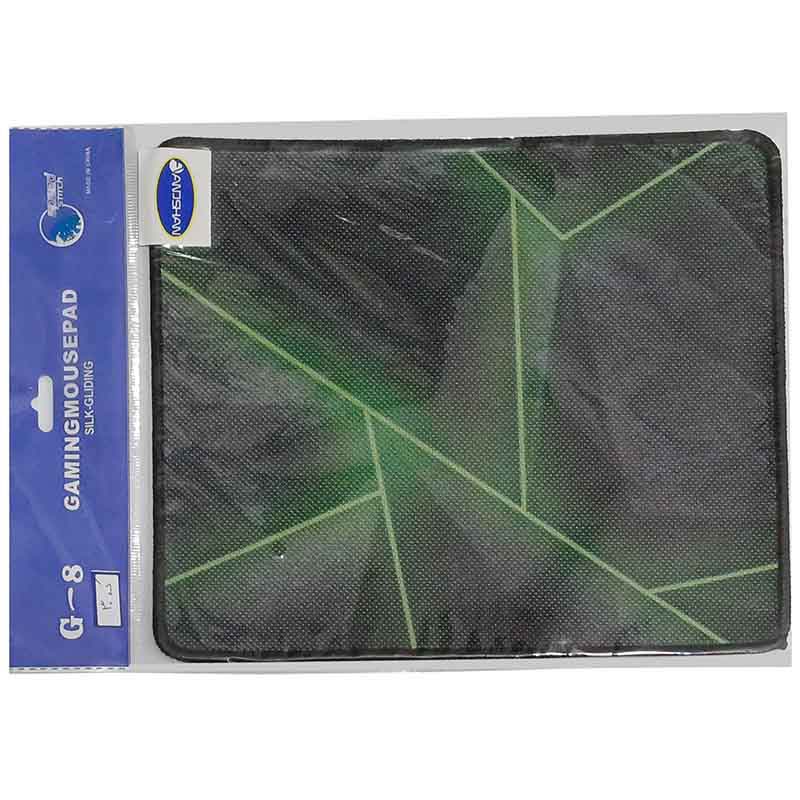 پد ماوس گیمینگ 22*26 سانتی طرح خطوط سبز آنوشان Anoshan G-8 کد 30