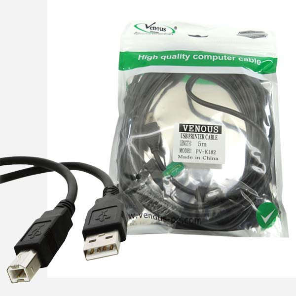 کابل پرینتر 5 متری ونوس Venous K182