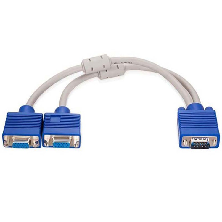 کابل تبدیل 1 به 2 طول 30 سانتی متری VGA 3+6 پاور لینک Power Link