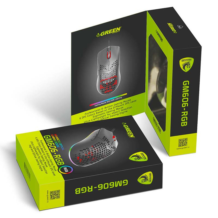 ماوس گیمینگ گرین Green GM606