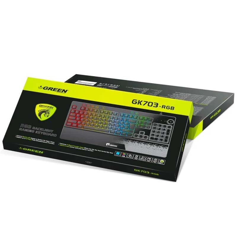 کیبورد گیمینگ گرین Green GK-703-RGB