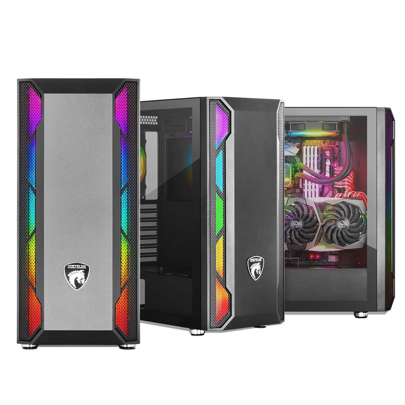 کیس کامپیوتر گیمینگ گرین Griffin G2
