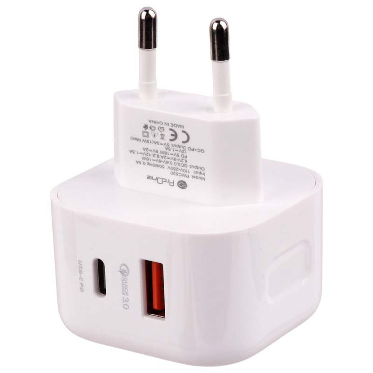 کلگی شارژ 18 وات 2 پورت PD+QC3.0 فست شارژ پرووان ProOne PWC530