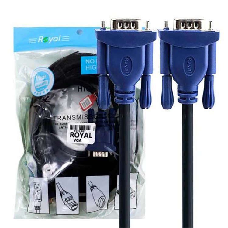 کابل 3 متری VGA رویال 4+3 Royal