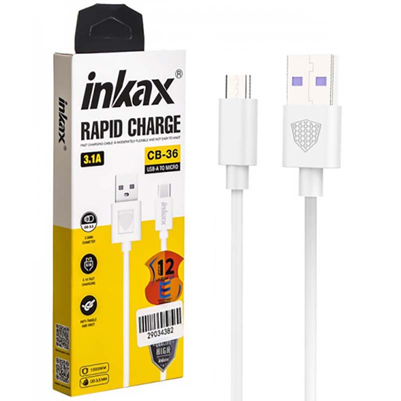 کابل شارژ میکرو MicroUSB اینکاکس inkax CB-36