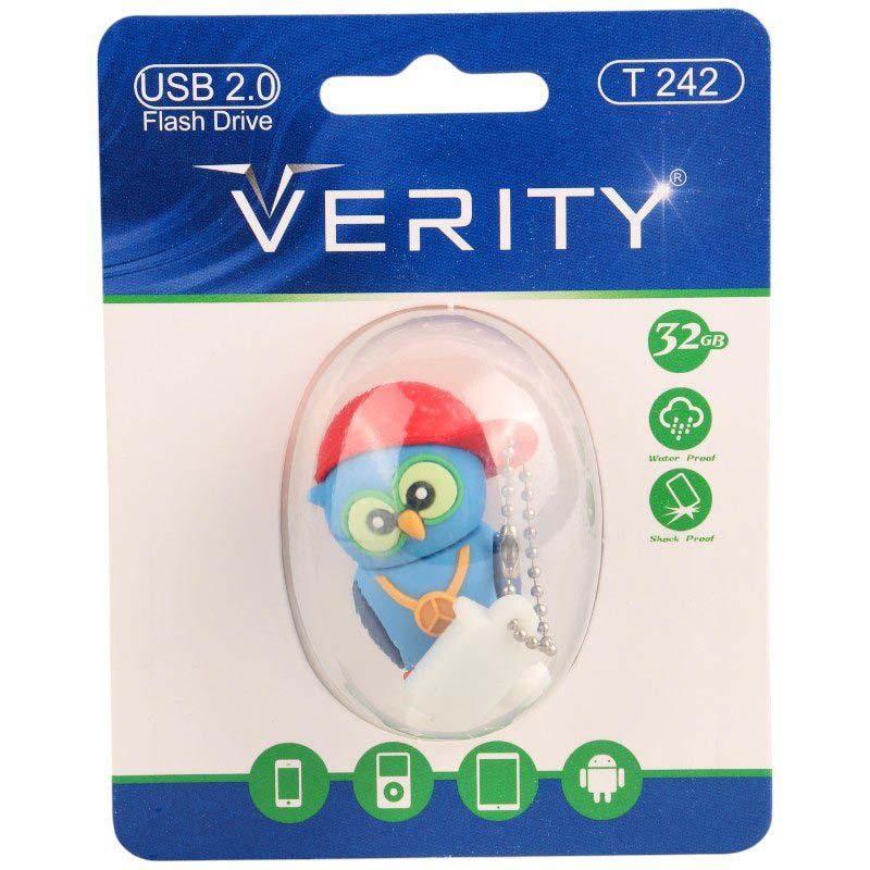 فلش 32 گیگ طرح جغد وریتی VERITY T242