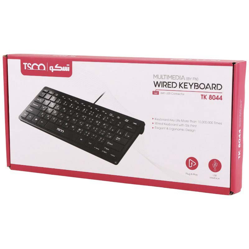 کیبورد سیمی مینی تسکو TSCO TK 8044
