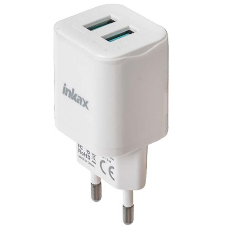 کلگی شارژر دو پورت 12 وات اینکاکس inkax HC-02