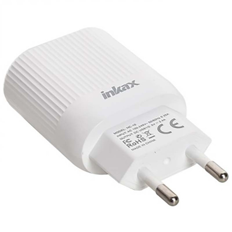 کلگی شارژر دو پورت 12 وات اینکاکس inkax HC-10